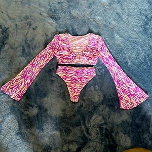 Tasteful Girl Zebra Rave Set